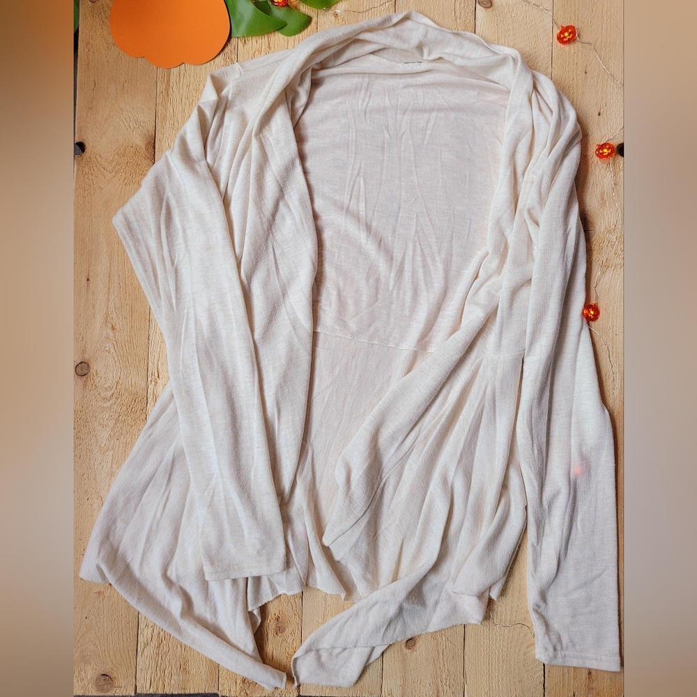 Poof! Cream Colored Cardigan